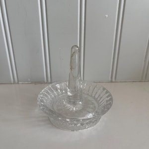 Vintage Crystal Ring Holder