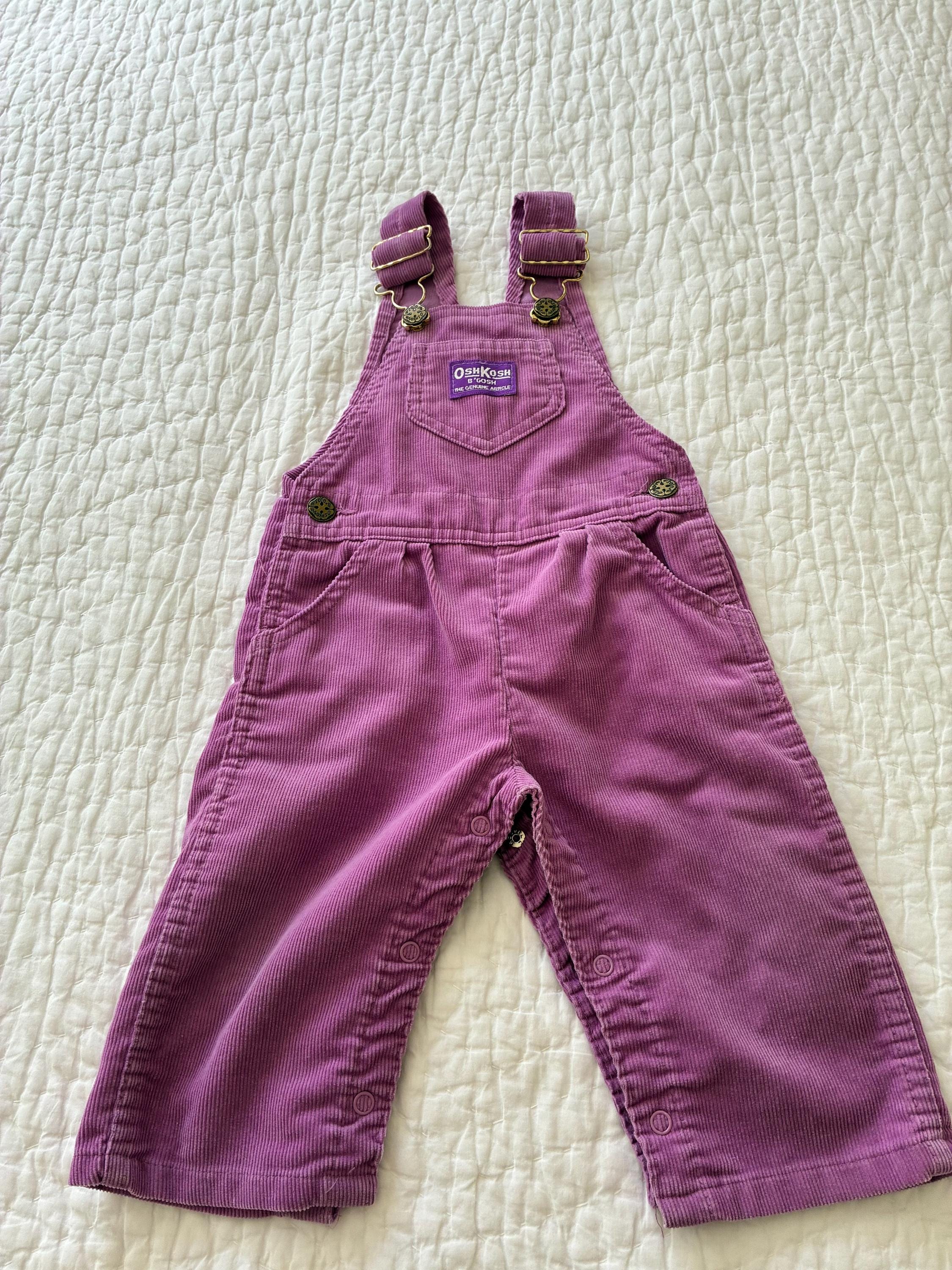 Purple Oshkosh Overalls - Etsy