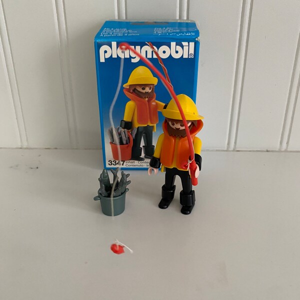 Vintage Playmobil set 3347-Ocean Fisherman