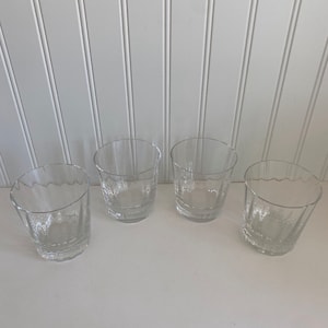Set of 4 Vintage Baccarat Whiskey Glasses