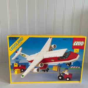 Vintage Lego 6375 Trans Air Carrier Town Cargo Plane