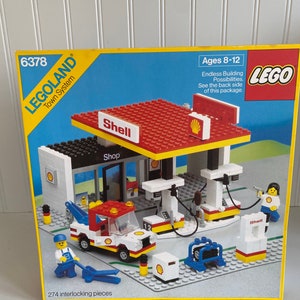Vintage Lego 6378-Shell Service Station - Etsy 日本
