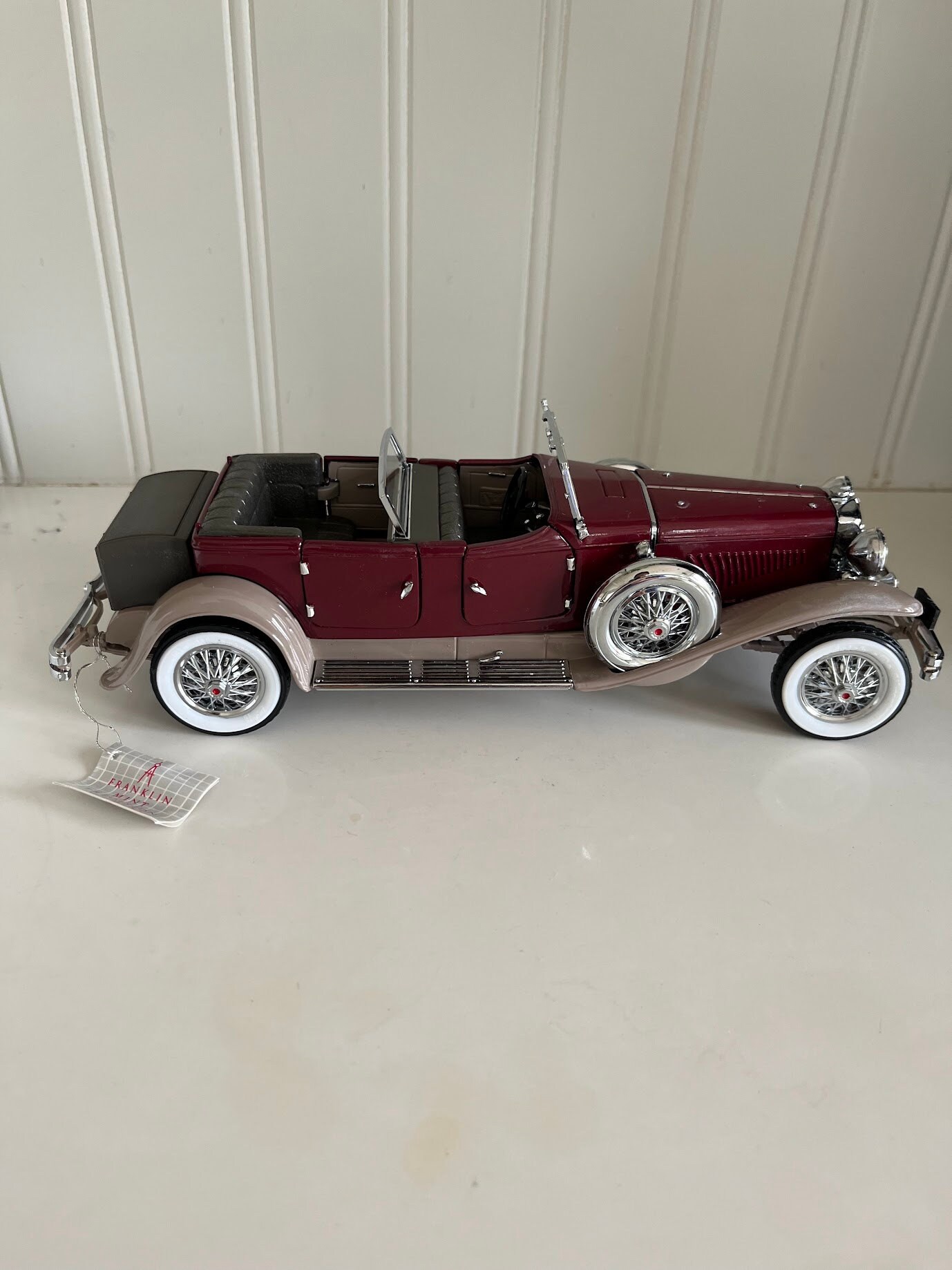 Voiture Miniature de Collection Franklin Mint Duesenberg J 1930