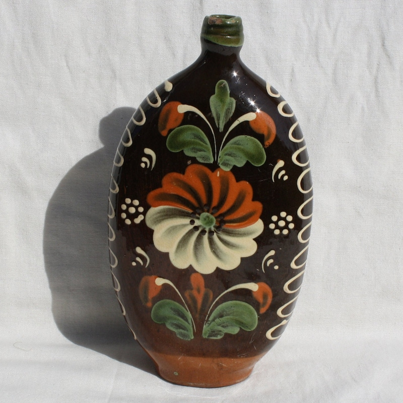 Ceramic Flask - Etsy