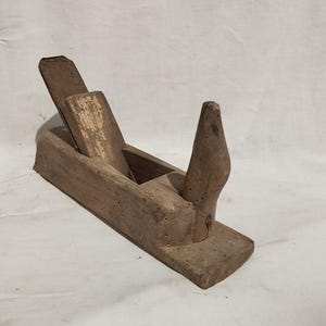 Antique Handworking Wood Planer, Hungarian Woodplaner