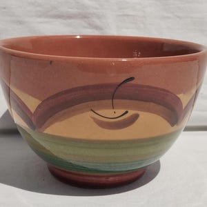 Traditional Hungarian Fruit Bowl, Ceramic Vintage Plate Bowl