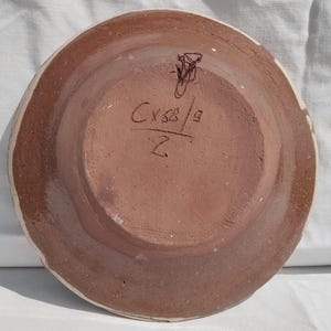 Plato Hutsul, Plato de ciervo Hucul, Plato folclórico, Plato de cerámica folclórica, Plato de arcilla, Plato pintado a mano imagen 2
