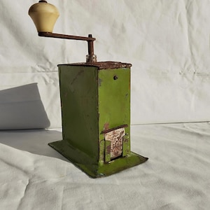 Coffee Grinder, Metal Green Coffee Grinder, Metal Pepper Mill Grinder