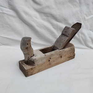 Antique Handworking Wood Planer, Hungarian Woodplaner