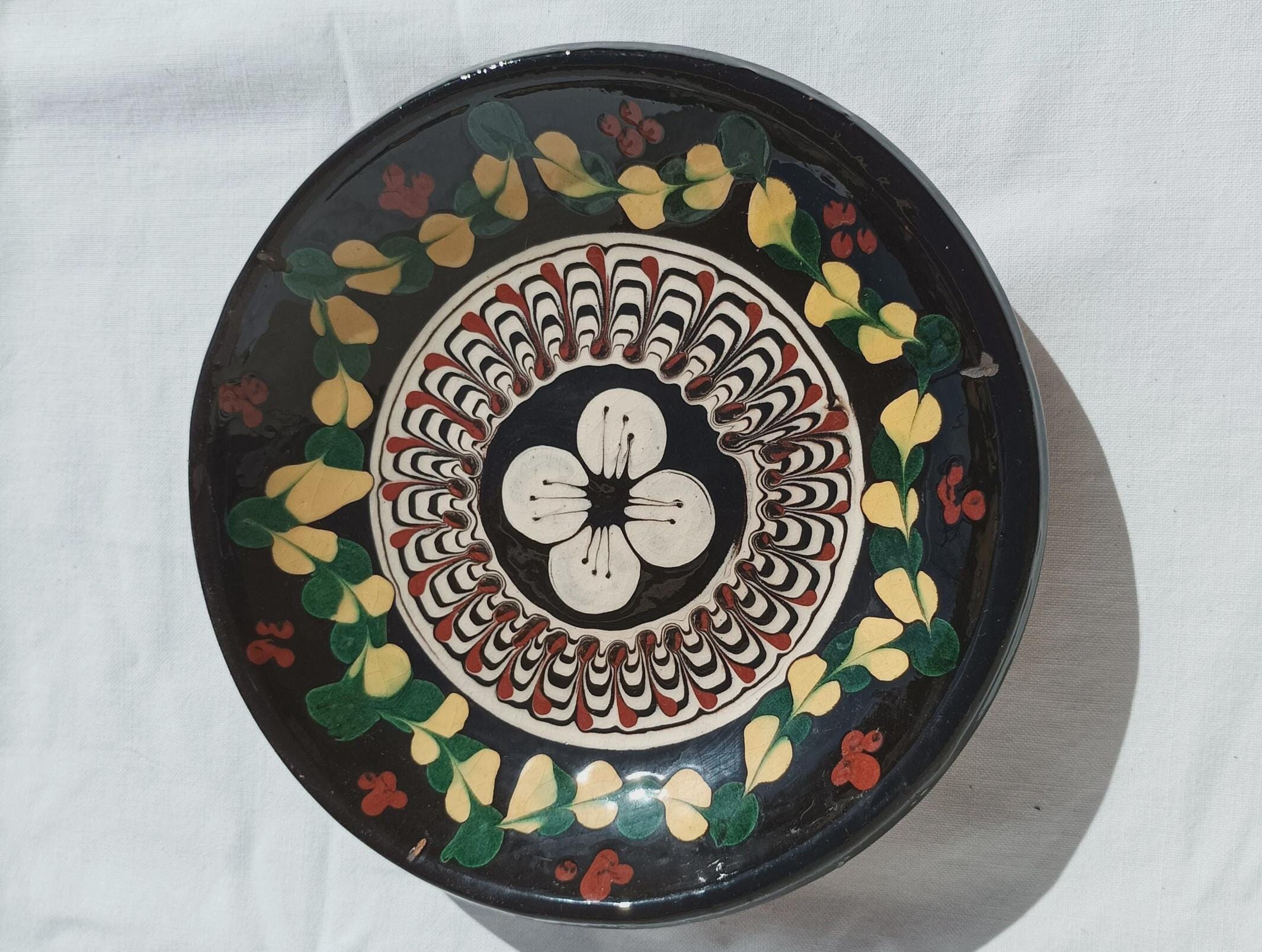 1960s Vintage Folk Art Pottery ウベダ IDEE 1978 Signed Pottery - Etsy