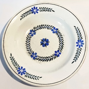 Traditional Hungarian Ceramic Plate, Hungarian Pottery, Folk Plate, Antique Peasant Plate
