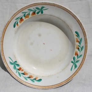 Traditional Vintage Folk Hungarian Ceramic Plate, Hungarian Pottery, Folk Plate, Antique Peasant Plate