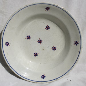 Traditional Antique Folk Hungarian Ceramic Plate, Hungarian Pottery, Folk Plate, Antique Peasant Plate