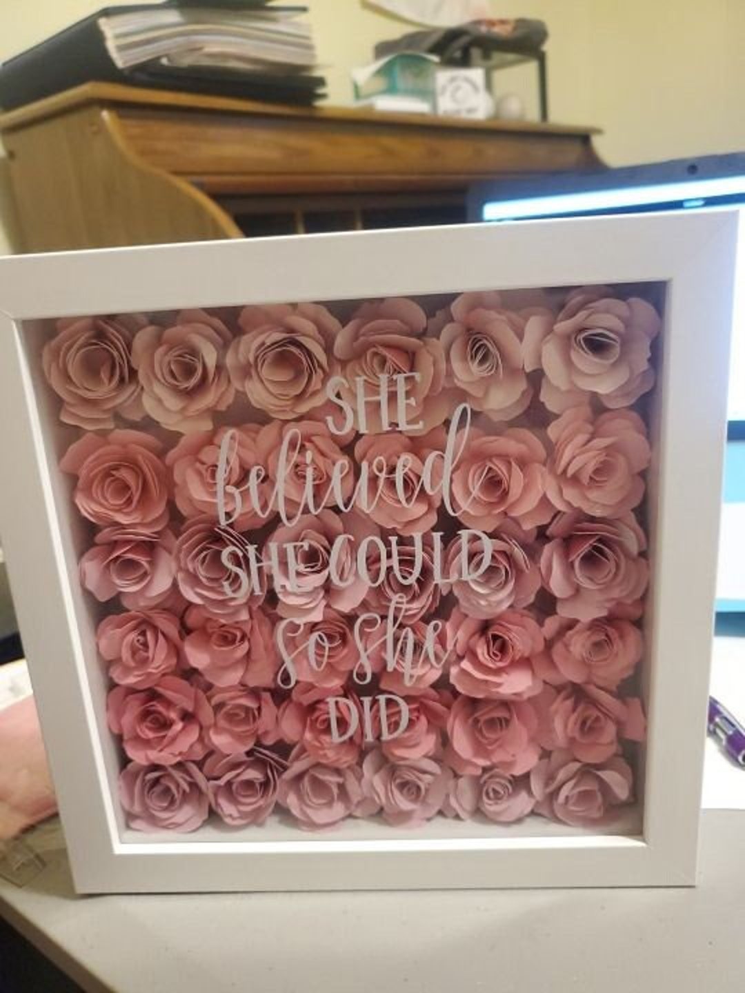 Custom 8x8 Shadow Box - Etsy