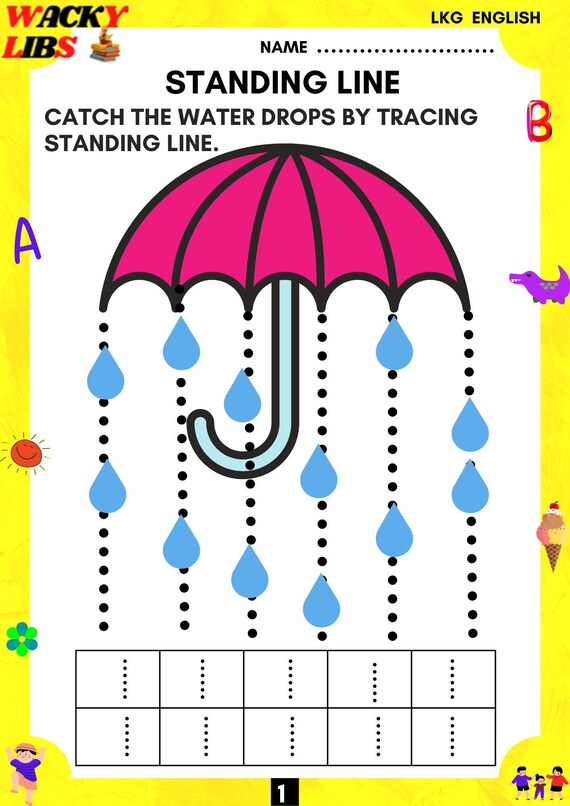 english worksheets for nursery or lkg colorful printable etsy