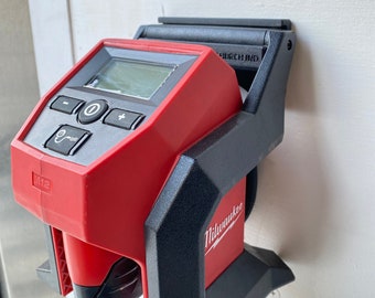 Milwaukee M12 Compact Inflator Wall Mount, PETG