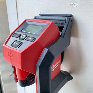Milwaukee M12 Compact Inflator Wall Mount, PETG