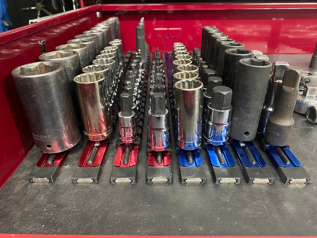 Olsa Tools Socket Rail, Magnetic Holder (pair) - Etsy