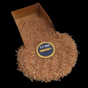 Natural Coarse Crushed Hassonite Garnet Gemstone 05-1mm for Jewelry Making Wood Inlay DIY Crafts  Home Decor