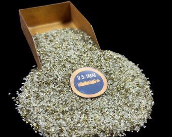 Crushed Coarse Mehandi Green Metallic 0.5-1mm For House Art Making Wood Working Jewelry Art Making Decorative Art