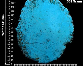 Large Turquoise Craft Stone, Coaster Blank Wall Clock & Watch Base Jewelry Making, Resin Art Inlay Decor Home Art Making