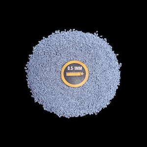 Coarse Sodalite Crushed Raw Stone Powder, 0.5mm To 1mm Blue Powder, Synthetic Sodalite Crushed Powder Great for Woodworking,