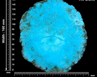 Large Turquoise Stone Craft Blank, DIY Coaster, Wall Clock & Watch Making Base, Jewelry Making, Resin Inlay, Art Home Decor