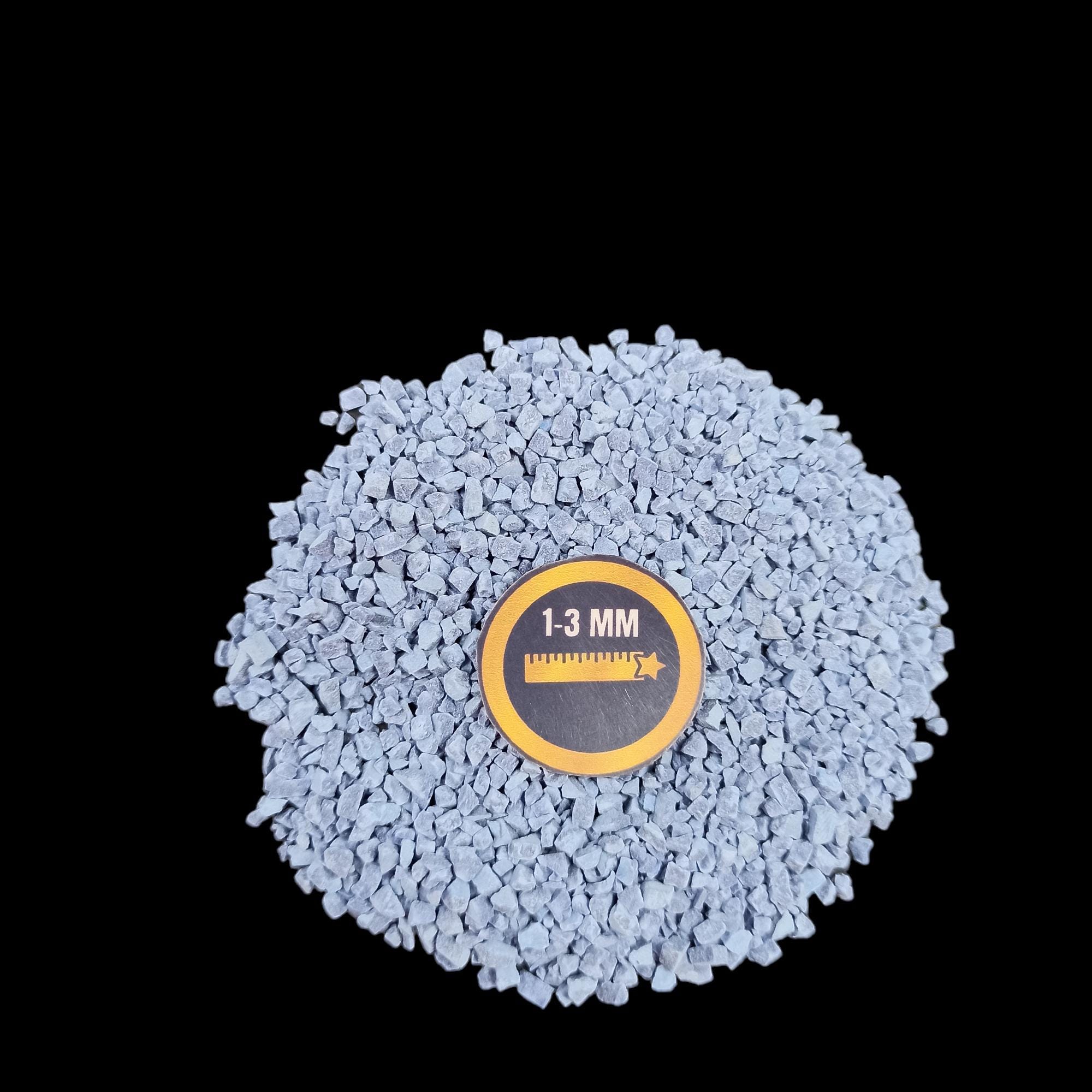 Sodalite Crushed Raw Stone Powder, 1-3mm Blue Powder, Synthetic Sodalite Crushed Powder Great for Woodworking,  Jewelry Making Resin Art