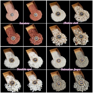 Wholesale Gemstone Crushed Fine Raw Stone Powder | Healing Crystal Crushed Coarse Powder | Great For Resin Art Woodworking Painting Crafts