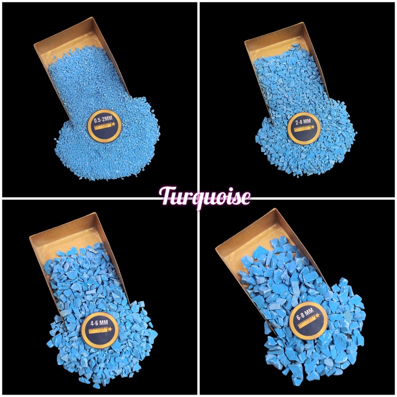 Wholesale Gemstone Crushed Fine Raw Stone Powder | Healing Crystal Crushed Coarse Powder | Great For Resin Art Woodworking Painting Crafts