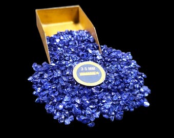 Navy Blue Metallic Crushed Coarse 3-5mm For Resin Art  Fish Tank Wood Inlay Ring Inlay Women Gift House Decor Metallic Granules