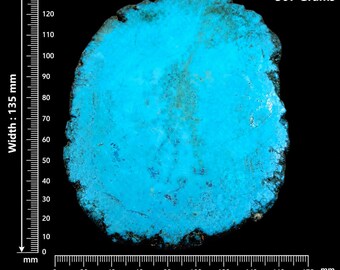 Turquoise Craft Stone Blank, Large Coaster, DIY Wall Clock Face & Watch Base, Resin Inlay, Jewelry Craft Creative Projects