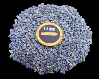 Lapis Lazuli Crushed grobes natürliches Edelstein Rohstein Pulver, 1-3mm Lapis Lazuli Pulver, Heilkristall für die Holzverarbeitung,