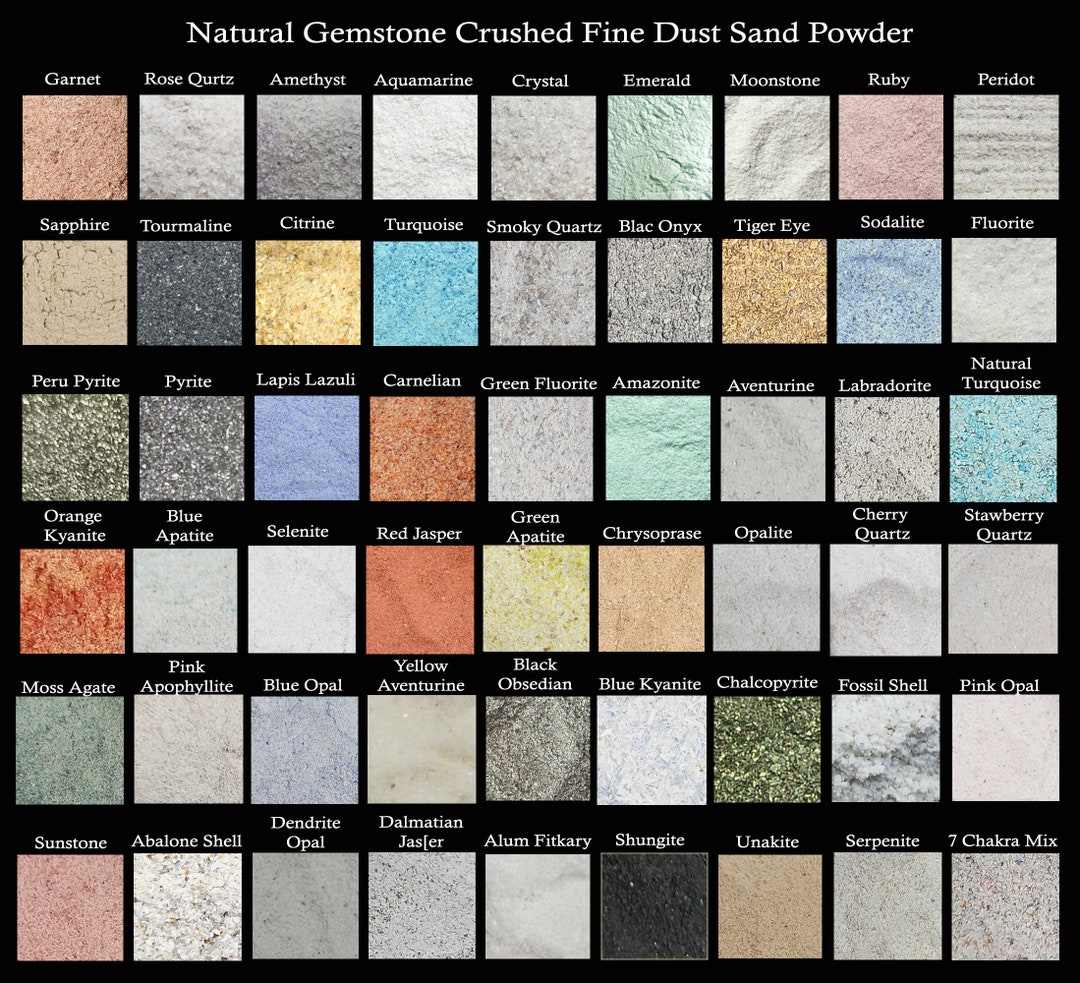 99+ Gemstone Crushed Fine Raw Stone Sand Powder, Crushed Powder ...