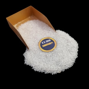 Rose Quartz Crushed Raw Stone Powder, 0.5-1mm Rose Quartz Powder, Healing Rose Quartz Crushed Powder Great for Craft, Rose Quartz Powder