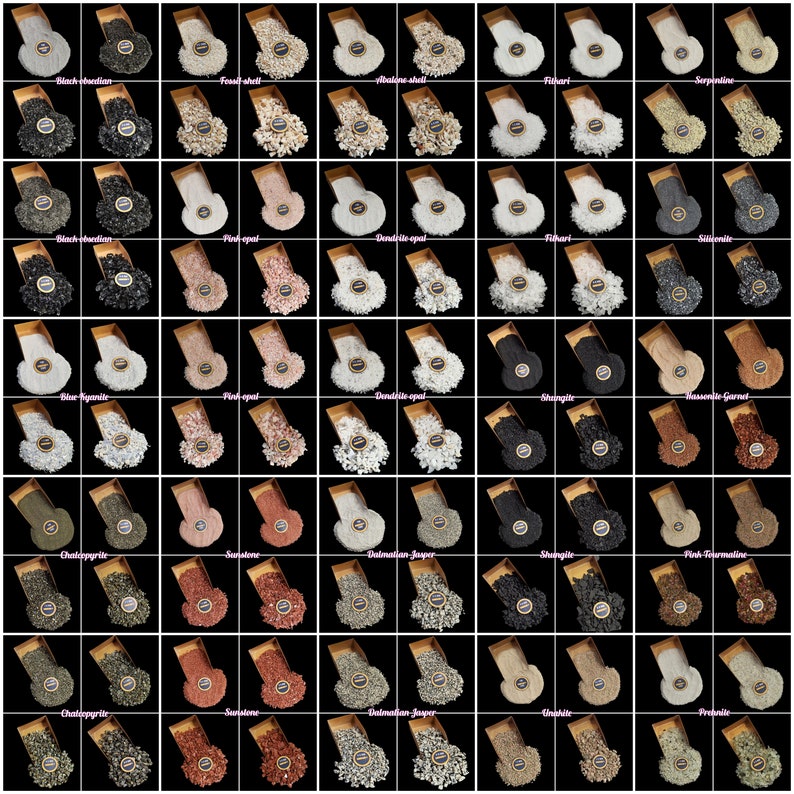 Wholesale Gemstone Crushed Fine Raw Stone Powder | Healing Crystal Crushed Coarse Powder | Great For Resin Art Woodworking Painting Crafts