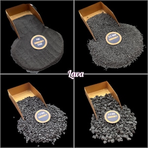 Natural Lava Coarse Crushed Fine Dust Sand Gemstone Powder Massage Powder Wood Working Wood Inlay Ring Inlay Resin Art Home making
