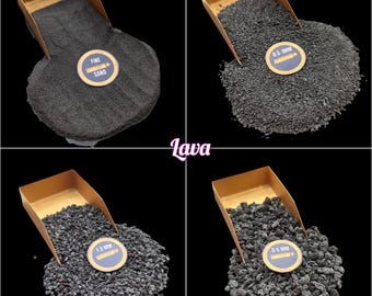 Natural Lava Coarse Crushed Fine Dust Sand Gemstone Powder Massage Powder Wood Working Wood Inlay Ring Inlay Resin Art Home making