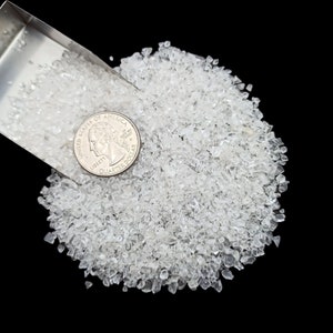 Crystal Crushed Raw Stone Powder, 1-3mm Crystal Powder, Healing Crystal Crushed Powder Great for Woodworking, Crystal Thick Powder