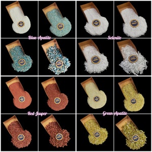 Wholesale Gemstone Crushed Fine Raw Stone Powder | Healing Crystal Crushed Coarse Powder | Great For Resin Art Woodworking Painting Crafts