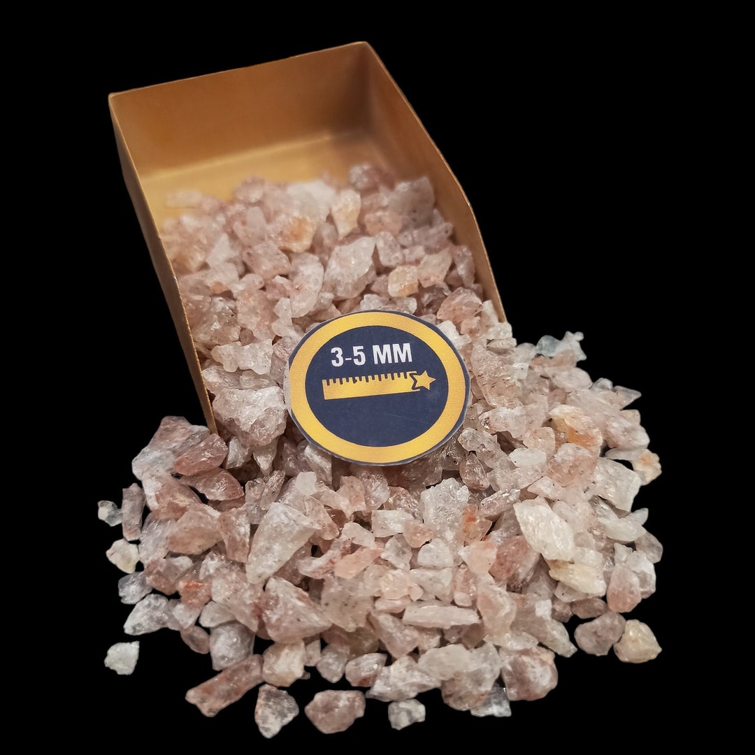 Quartz Inlay Natural Crushed Strawberry Quartz Gemstone Inlay for Woodworking Resin ...