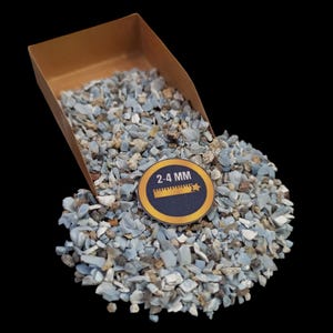 Crushed Coarse Natural Blue Opal 2-4mm For nail Art Making Ring Inlay Crafts Beauty and Spiritual Uses Wood Inlay