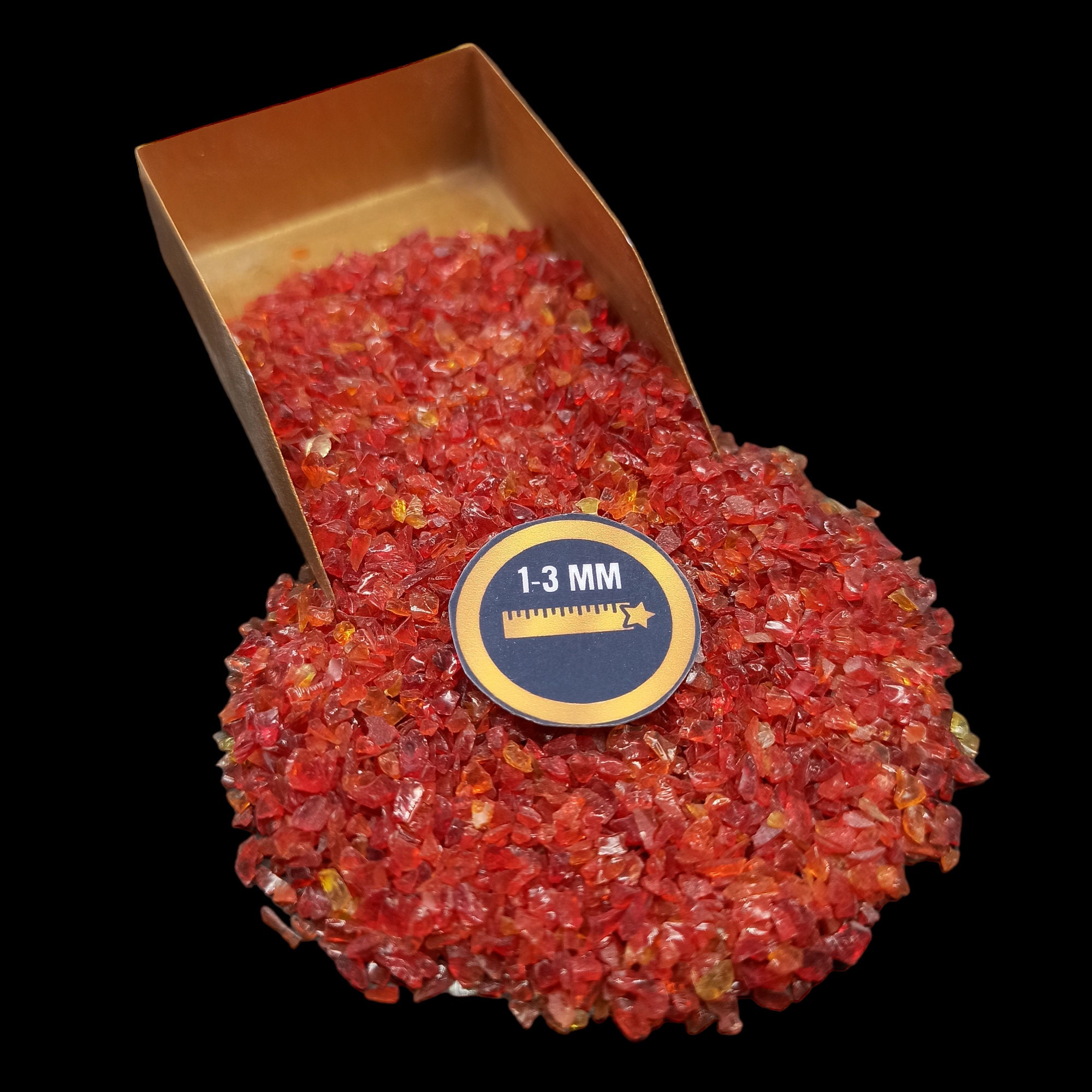Ricx Buy Red Hydro Quartz Crushed 1-3mm - Ideal for Resin Art, Jewelry Making,  and Crafts Online in India - Etsy