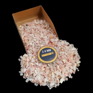 Natural Coarse Crushed Pink Opal Gemstone 2-4mm for Jewelry making Fish Tank Wood working Wood Inlay