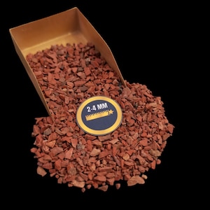 Natuurlijke grof gemalen rode jaspis edelsteen 2-4 mm Voor sieraden maken hout Inlegring Inlegwerk ambachten Art Making
