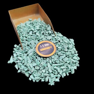 Malachite Gemstone Crushed For Wood Inlay Ring Inlay, 3-5mm Malachite Crushed Powder, Gemstone Powder Malachite Crushed For Art Work