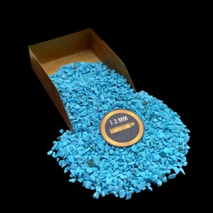 Assorted Turquoise Gemstone Crushed 1-3mm Powder, Art, Crushed Powder Great for Woodworking Jewelry, Ring Inlay Wood Inlay