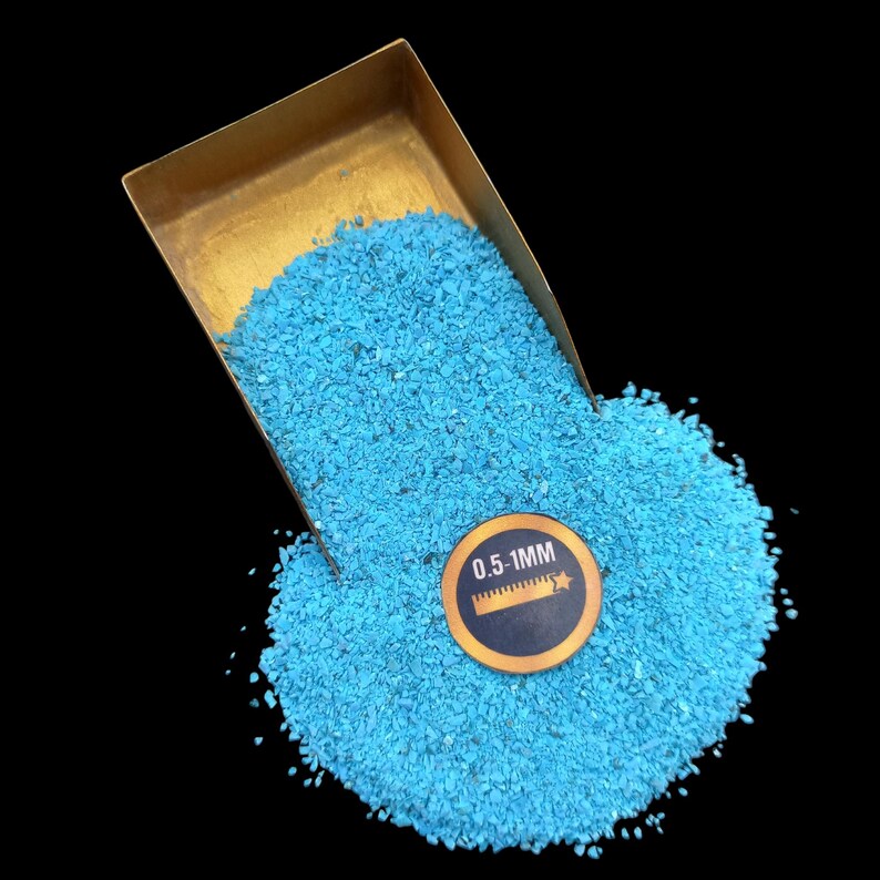 Natural Turquoise Gemstone Coarse Crushed 0.5-1mm Home Decor Resin Art Women Gift Jewelry Making Wood Working Women Jewelry