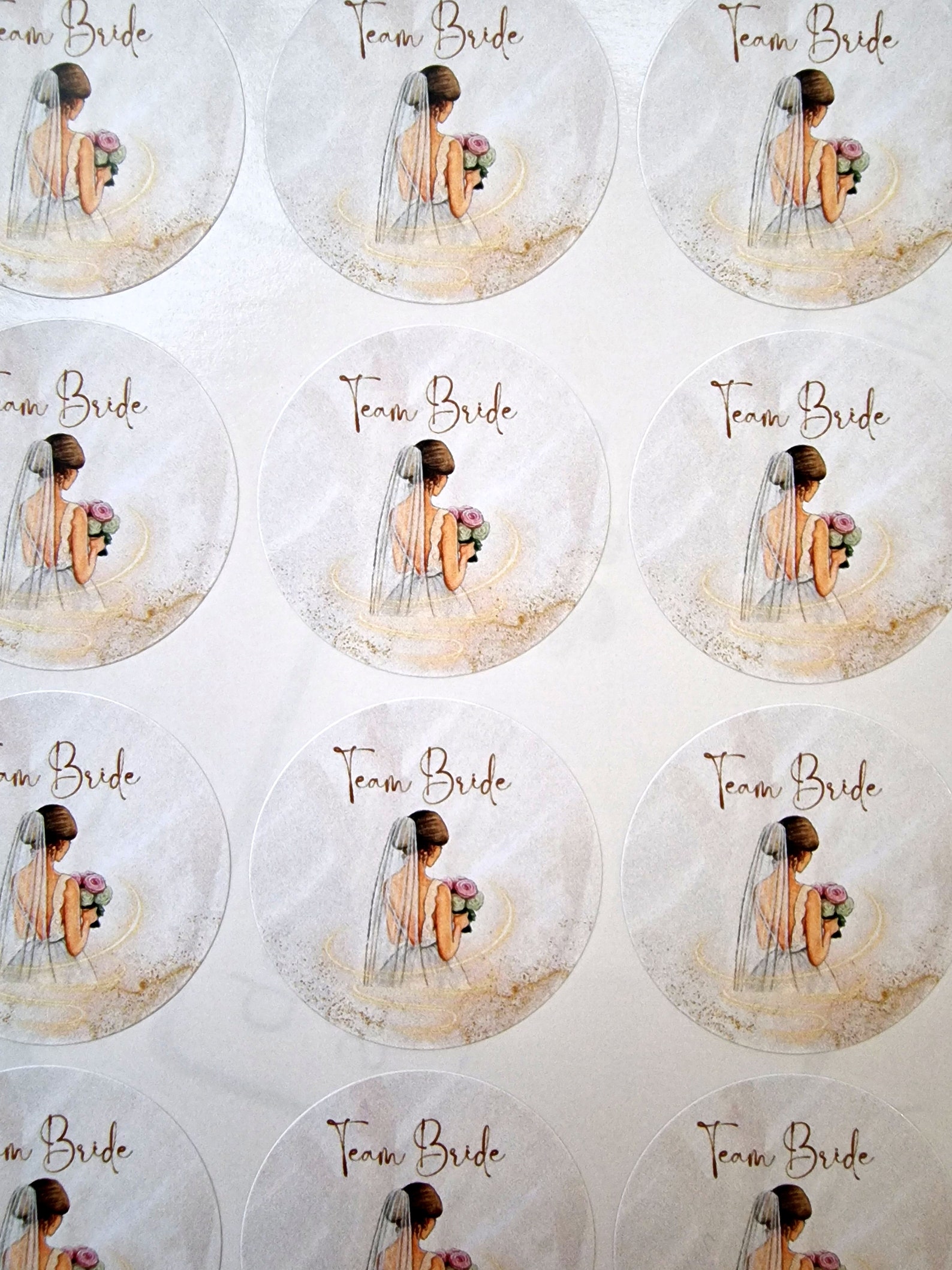 Personalised Bridesmaid/bride Stickers, Team Bride Sticker Labels ...