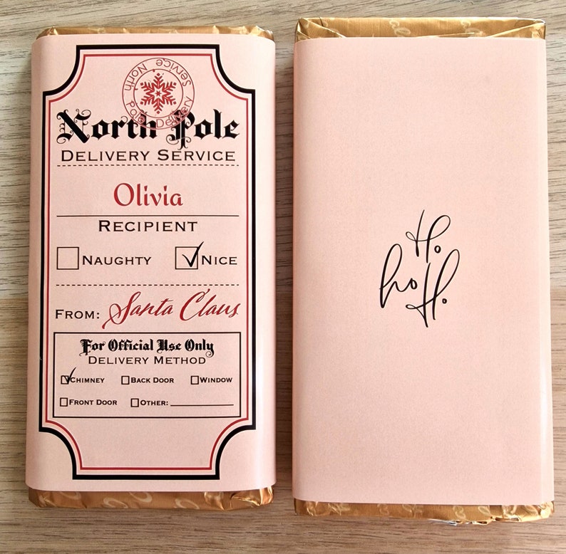 North Pole personalised children's gift